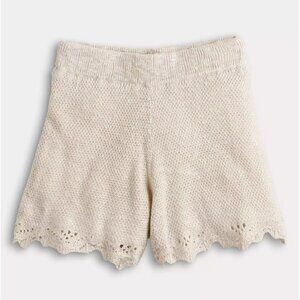 Women's LC Lauren Conrad Crochet Sweater Shorts Size XXL